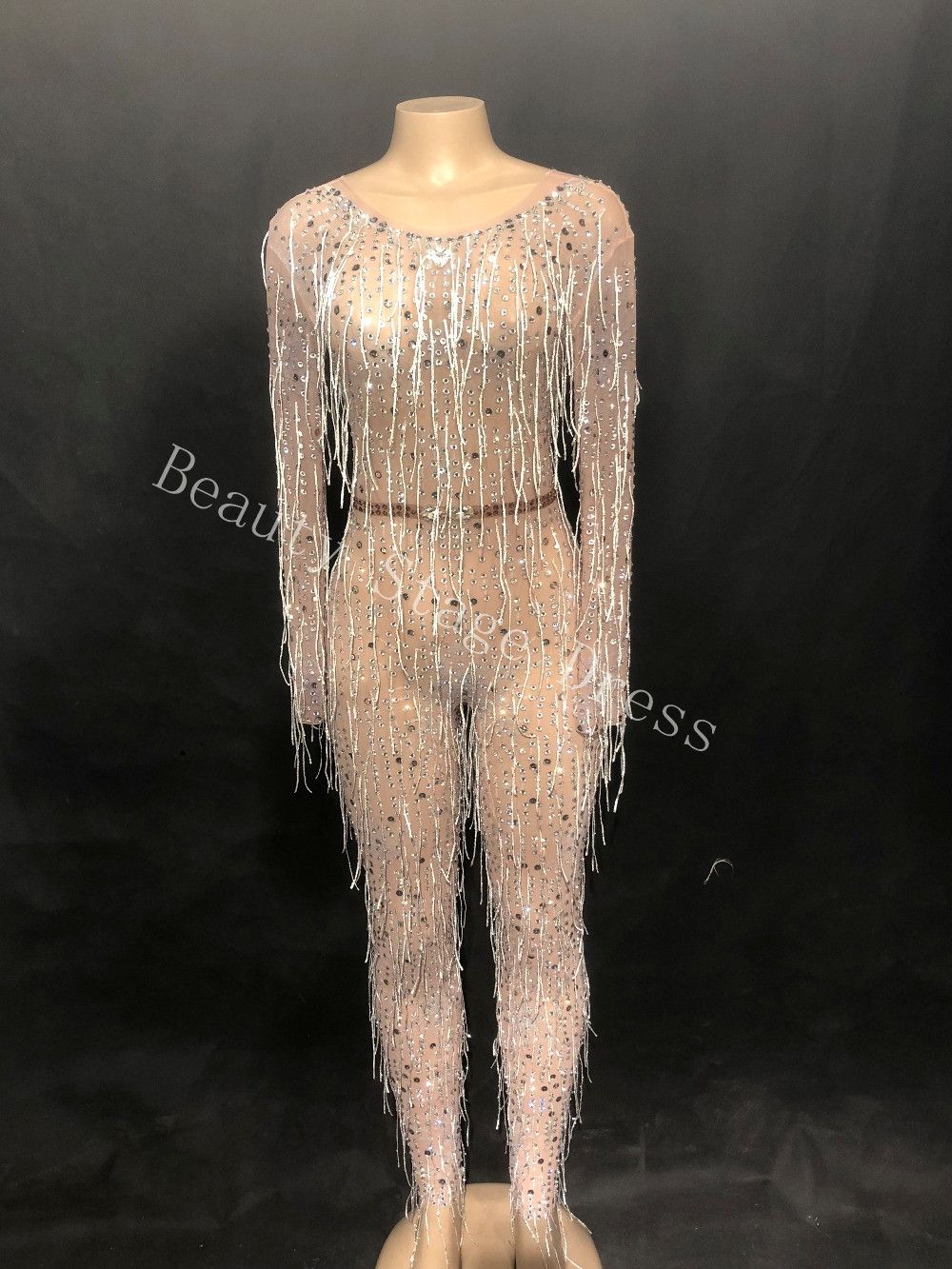 diamond jumpsuit prom