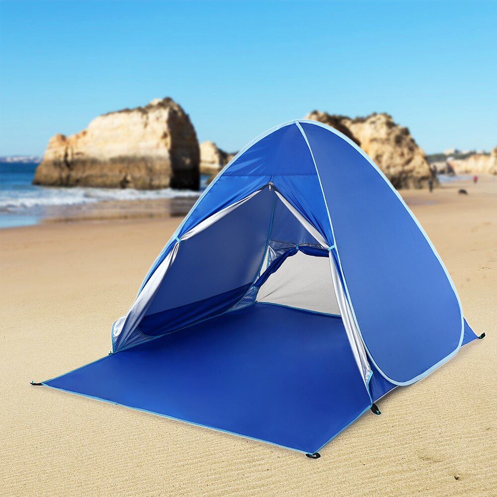 Lixada Automatic Instant Pop Up Beach Tent Lightweight UV ...