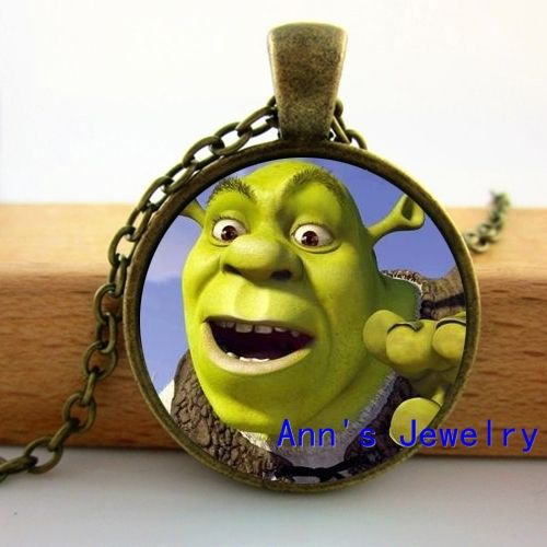 Nuevos Pendientes De Colgante De Oro De Estilo Retro Shrek Nuevos Pendientes De Colgante De Oro De Estilo Retro Shrek