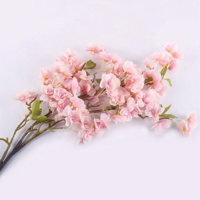 2021 Artificial Silk Sakura Cherry Flores Blossom Oriental Cherry