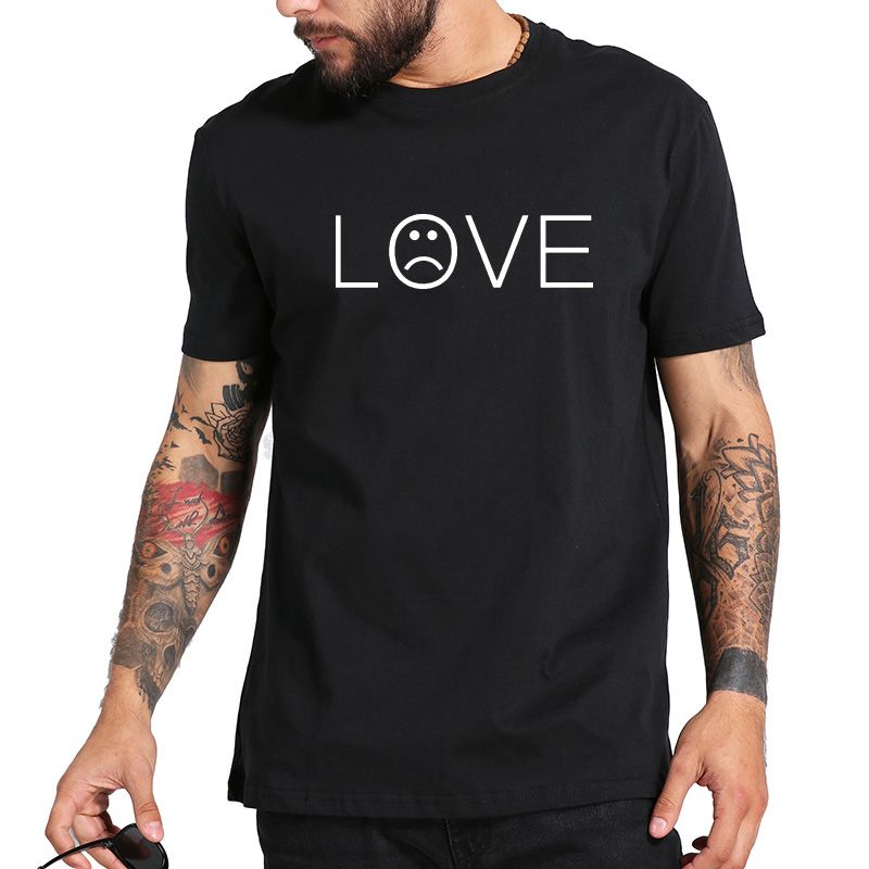 Rapper Face From Shirt  Tops Tee Summer T Sad Love DHgate.Com Tshirts Cotton Fuyastore, Boy Shirt Men T  Casual $24.2| Homme Tee Shirt Hip Sad Shirt Hop