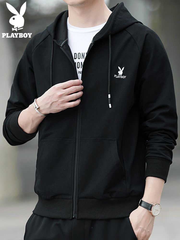zip up playboy moletom com capuz