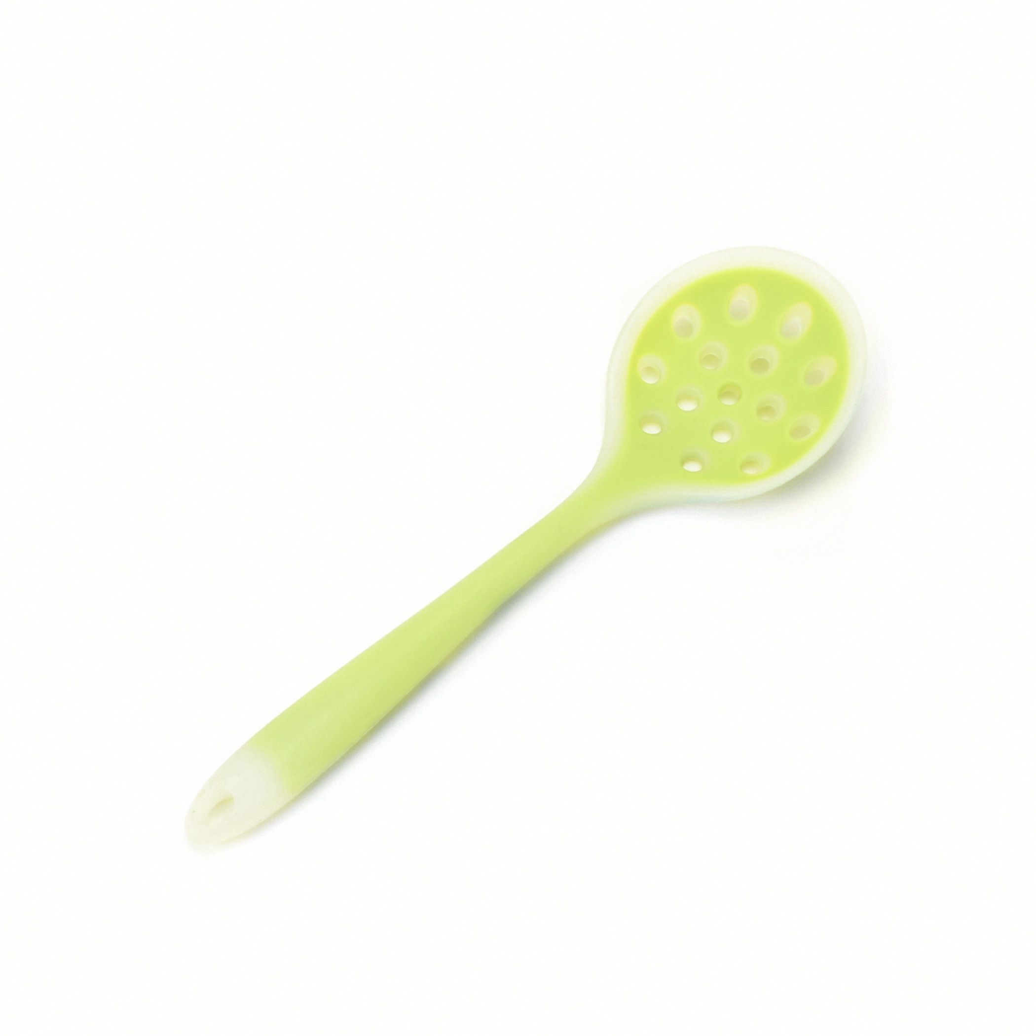 Heat-resistant Silicone Cooking Strainer Colander Kitchen Skimmer Slotted Spoon