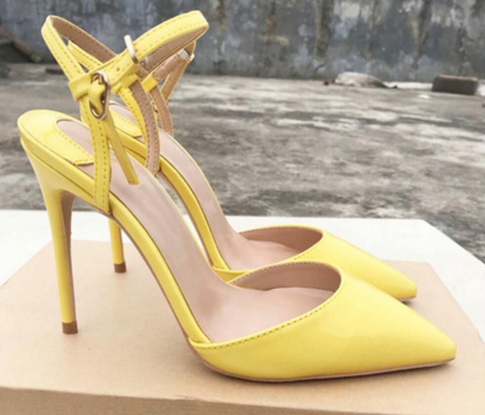 lemon coloured shoes