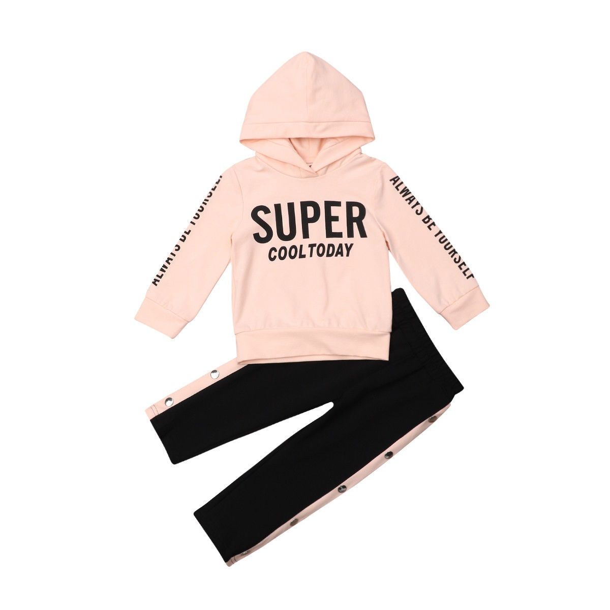 Baby Girls Kids T-shirt Tops+Cardigan Outerwear Coat+Pants Outfits Clothes Set