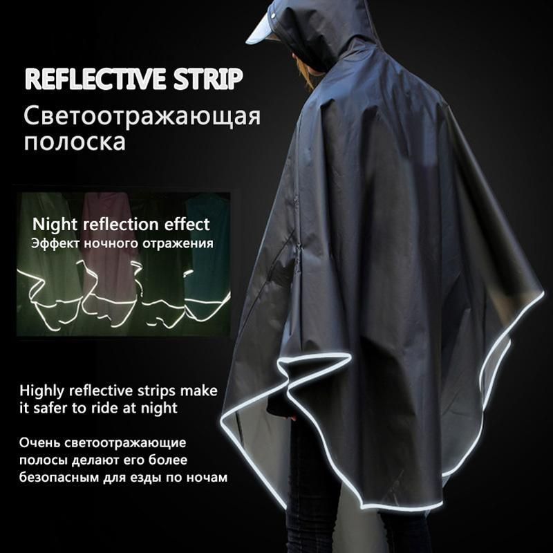 motorcycle rain poncho