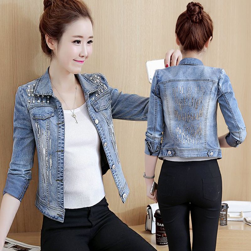 ladies stretch denim jackets