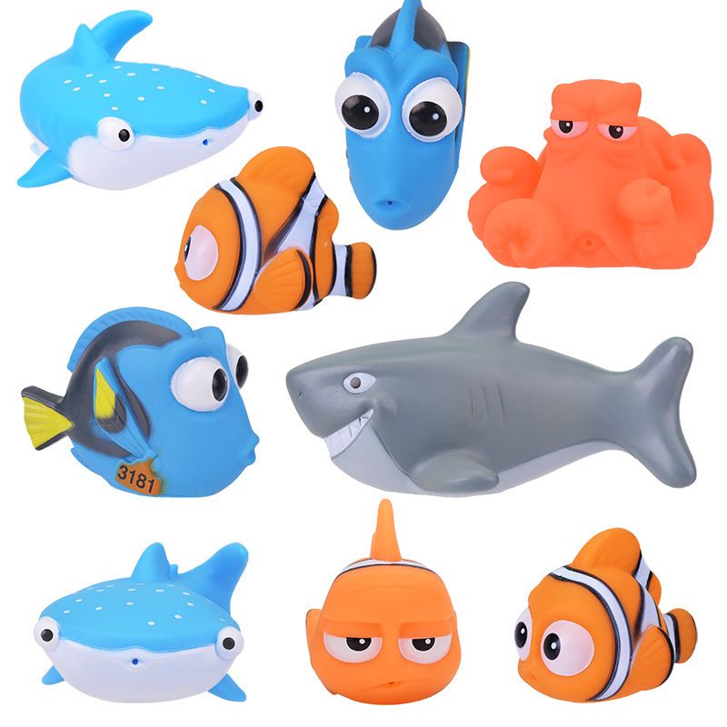 rubber fish bath toys