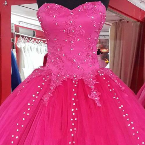 2019 Fucsia Quinceañera Vestidos 15 Partidos Formal Floor-Longitud Bola Bola Celebridad Formal Fiesta Vestidos Vestidos 2019 Fucsia Quinceañera Vestidos 15 Partidos Formal Floor-Longitud Bola Bola Celebridad Formal Fiesta Vestidos Vestidos