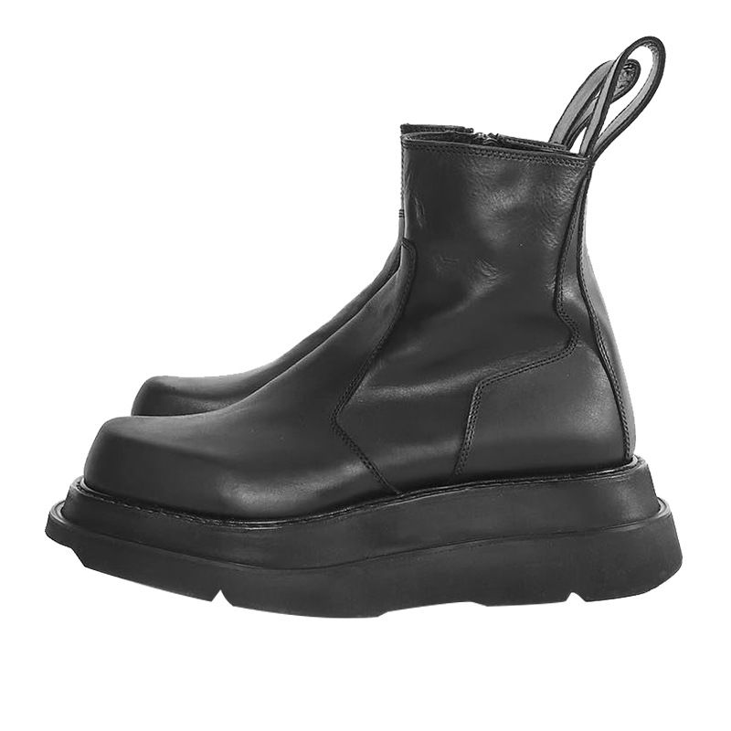 Compre Homens Couro Plataforma Alta Casual Motorcycle Martin Botas Masculino  Rua Punk Gótico Botas Hip Hop Cow Sapatos De Couro 35 44 Barato | Entrega  Rápida E Qualidade | Pt.Dhgate