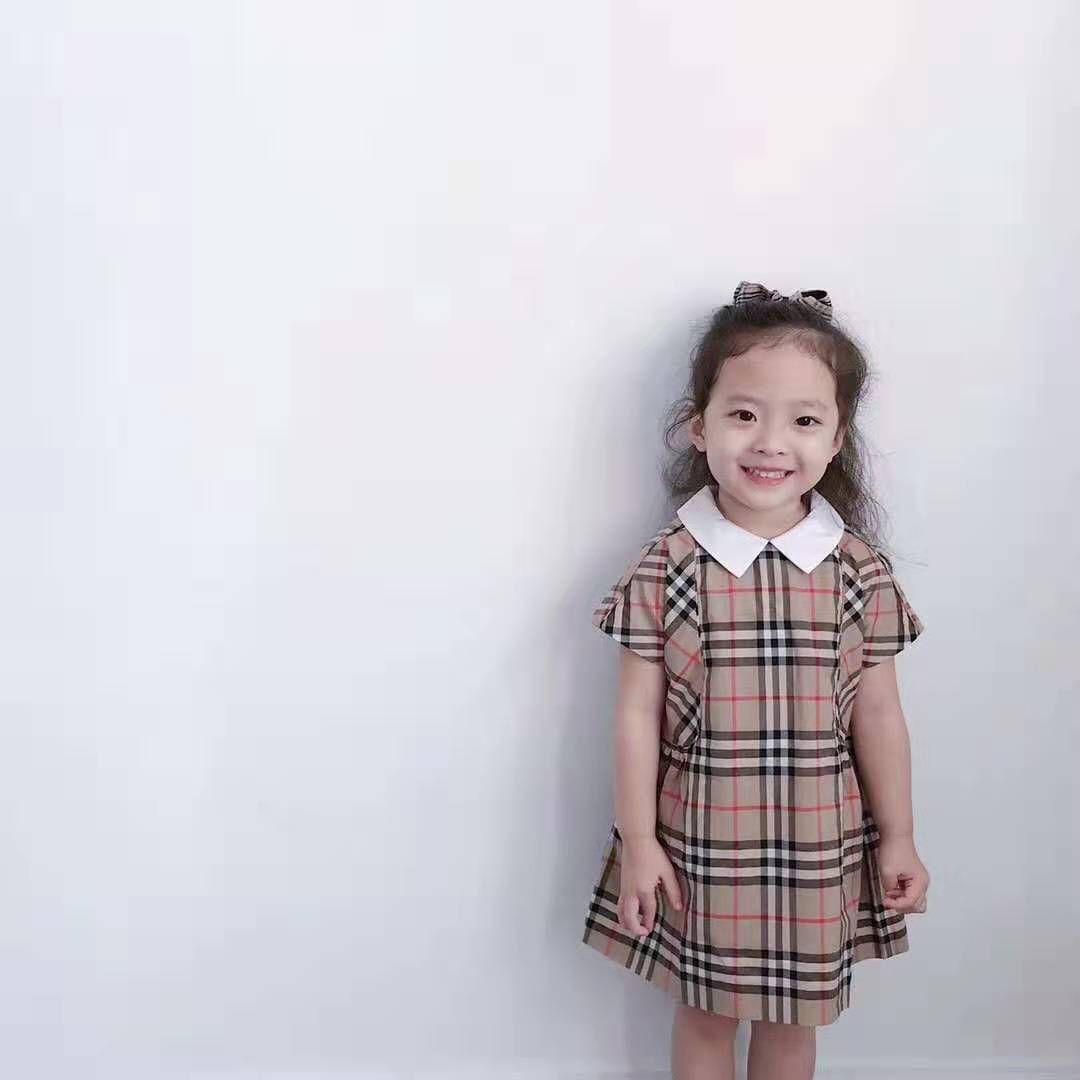 tartan flower girl dress