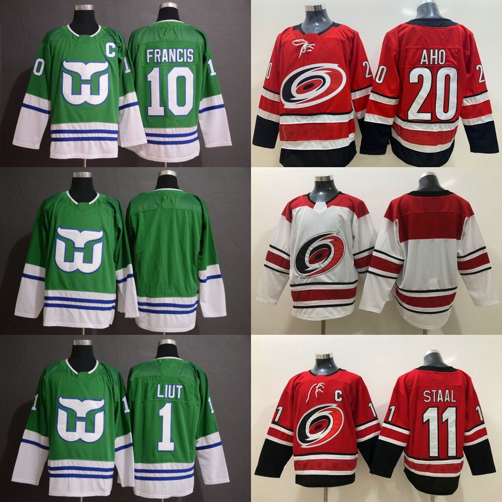 sebastian aho carolina hurricanes jersey
