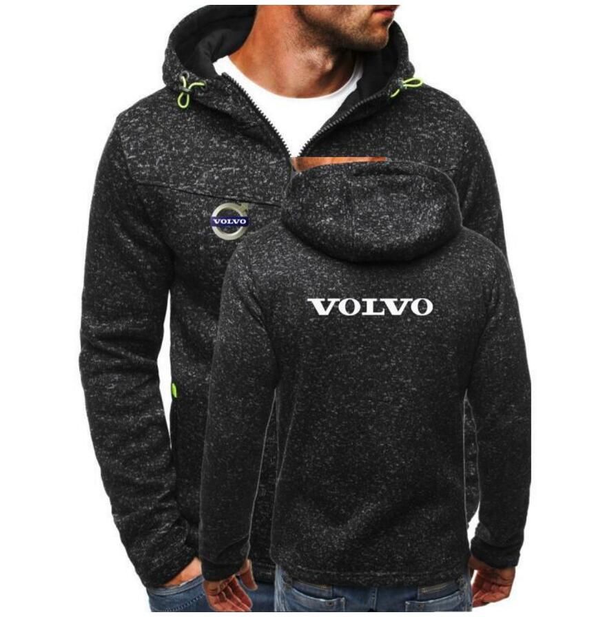 2019 NEW VOLVO Hoodie Men Jacket Full Sweatshirts warm Coat 