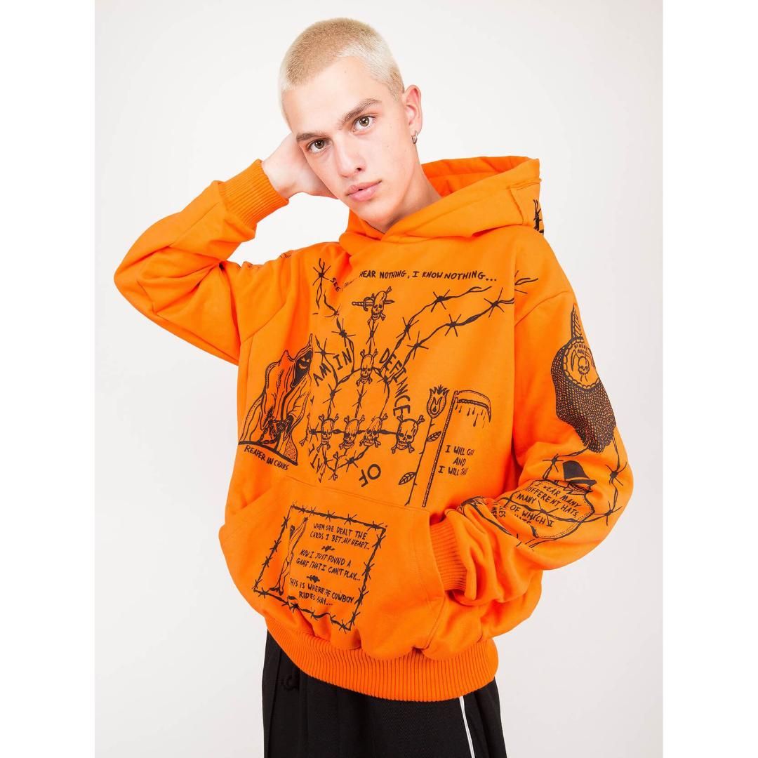Details about / TYPE 3 Hoodie Printed Hooded Zip Up Sweatshirt Urban Hip Hop
