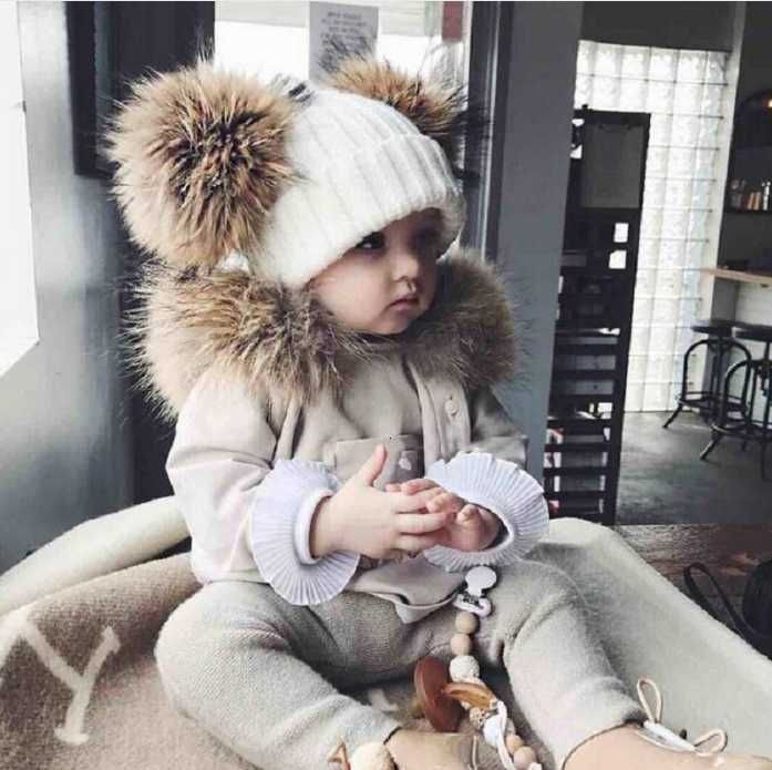 baby fur hat
