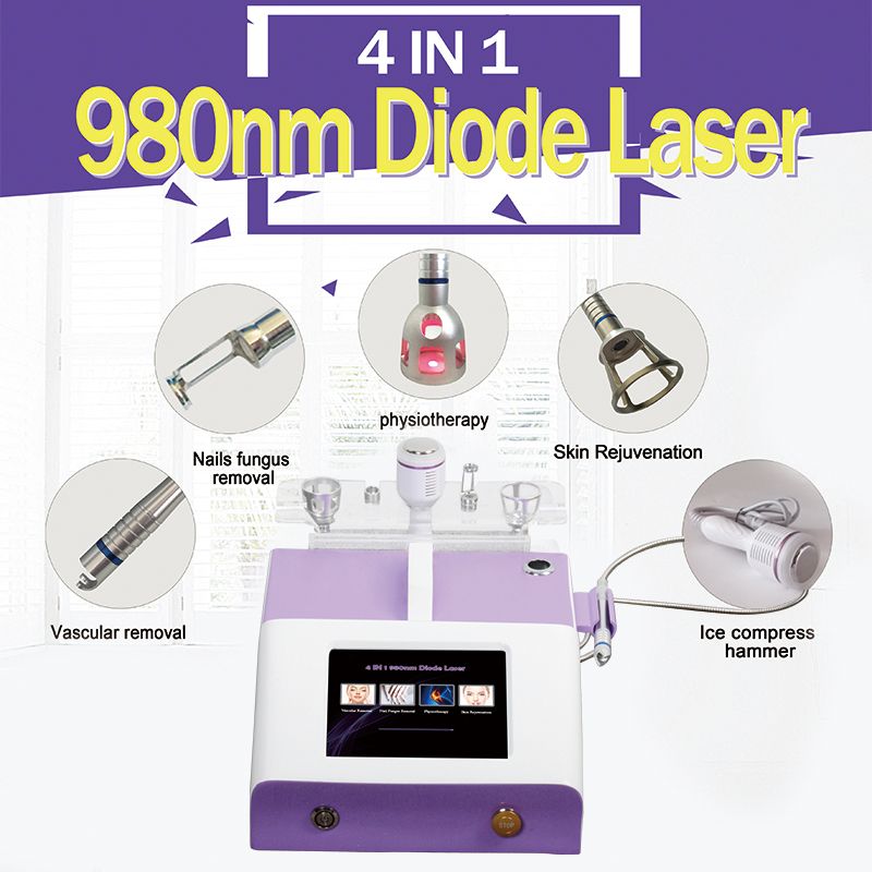 980nm Diode Laser Spider Veins Removal Machine Diode Laser Face Body