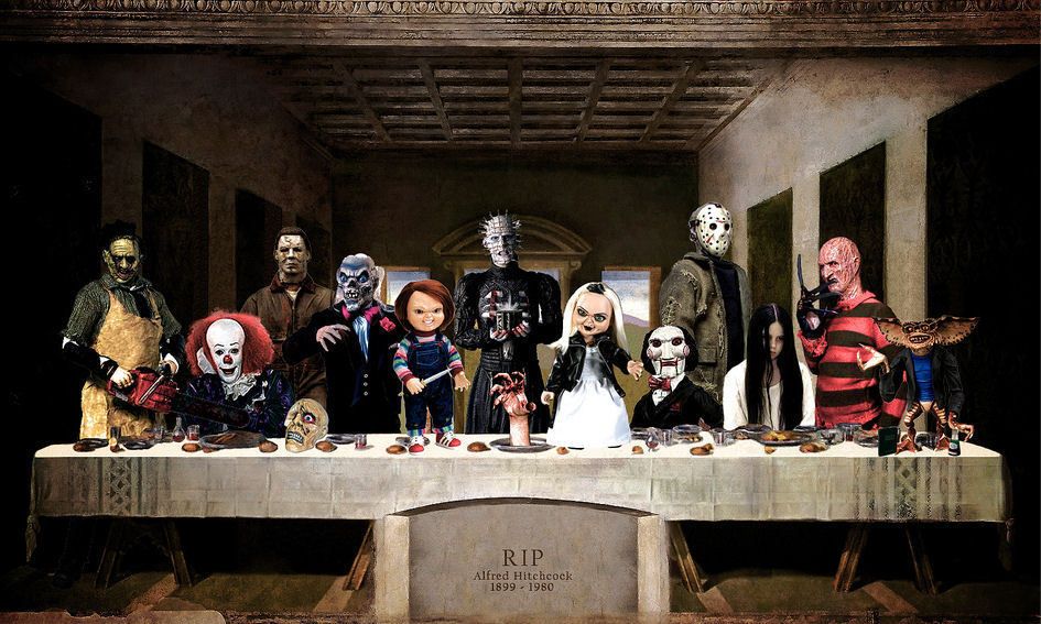 2020 Das Letzte Abendmahl Von Horror Art Silk Print Poster 24x36inch60x90cm 088 From Chuy8988 10 93 Dhgate Com