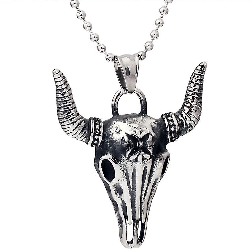 personalised necklaces Long Necklace Pendant Skull Mens Necklace personalised necklaces Long Necklace Pendant Skull Mens Necklace