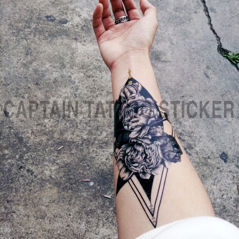 Acheter 1 Pièces Ensemble Petit Plein Fleur Bras Temporaire étanche Autocollants De Tatouage Hibou De Renard Pour Femmes Hommes Corps Art De 328