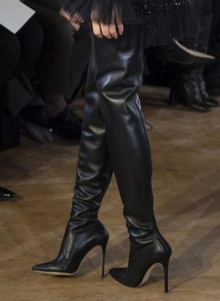 tight high knee boots