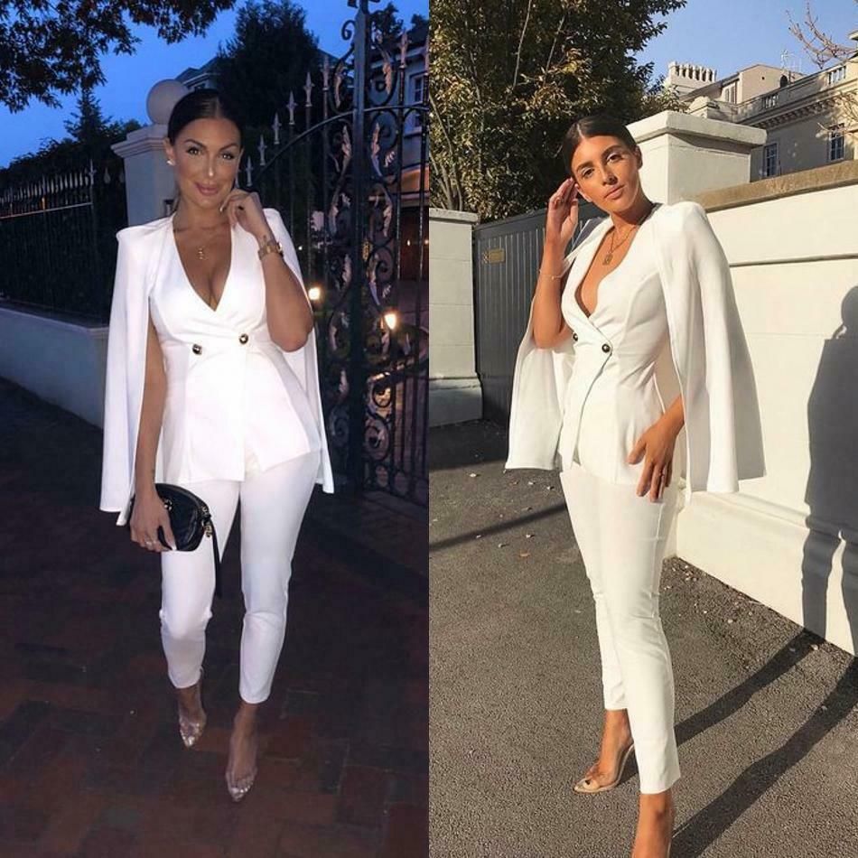 white party pant suit