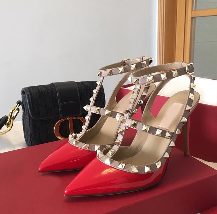 black patent high heels uk