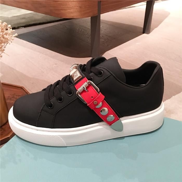 Compra Zapatillas De Deporte Para Mujer Negras, Zapatilla Blanca, Botines  De Invierno Para Mujer Con Suela Técnica Y Piel De Becerro Con Tamaño De  Caja 35 39 Barato | Entrega Rápida Y