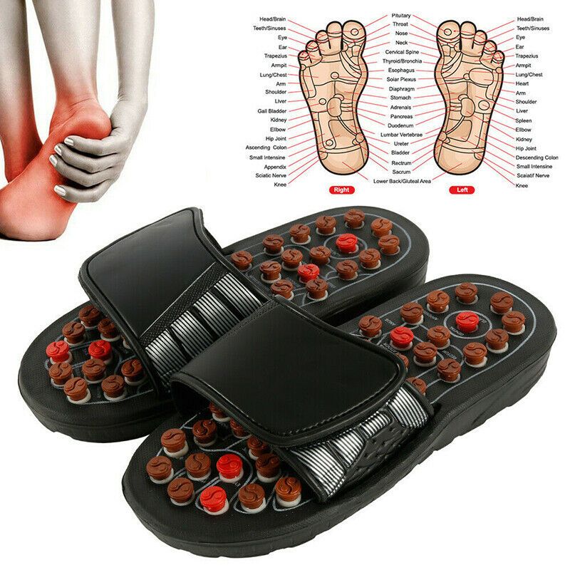 Creative Foot Massage Slippers Sandal Feet Reflexology Acupressure ...