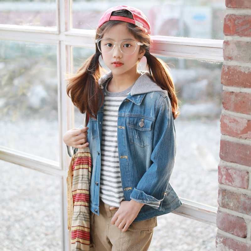 Brand Kids Jeans Coat 2019 Spring Girls Jackets Girls Coats Boys