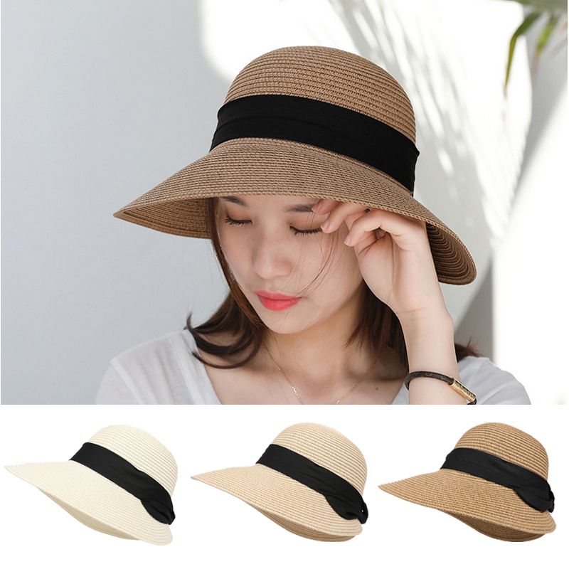 Sombrero Para El Sol De Playa De Verano Para Mujer Con Cuell Sombrero Para El Sol De Playa De Verano Para Mujer Con Cuell