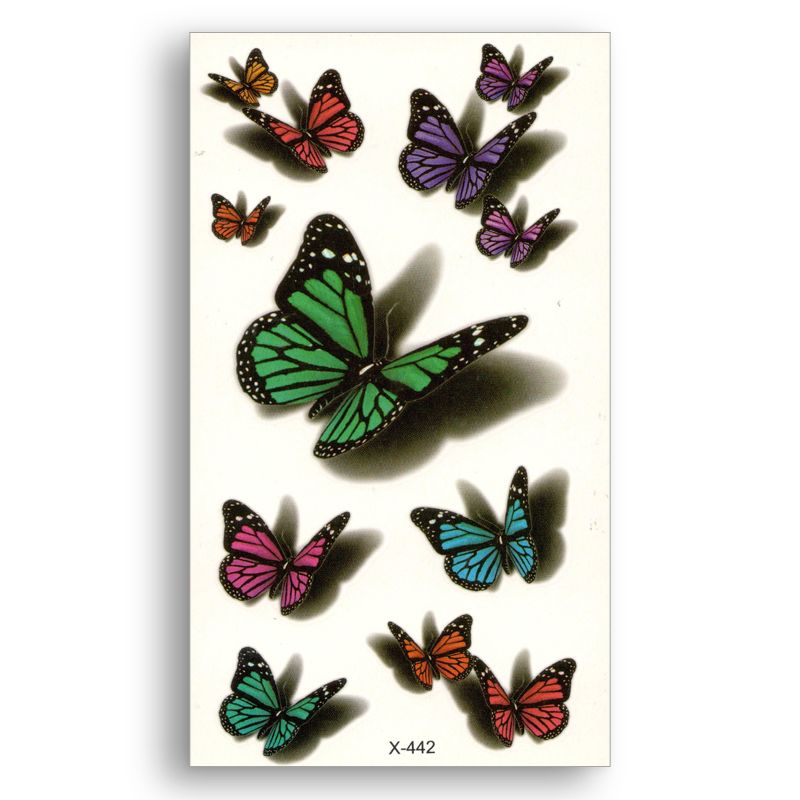 Impermeables Pegatinas Temporales De Transferencia De Agua Tatuaje