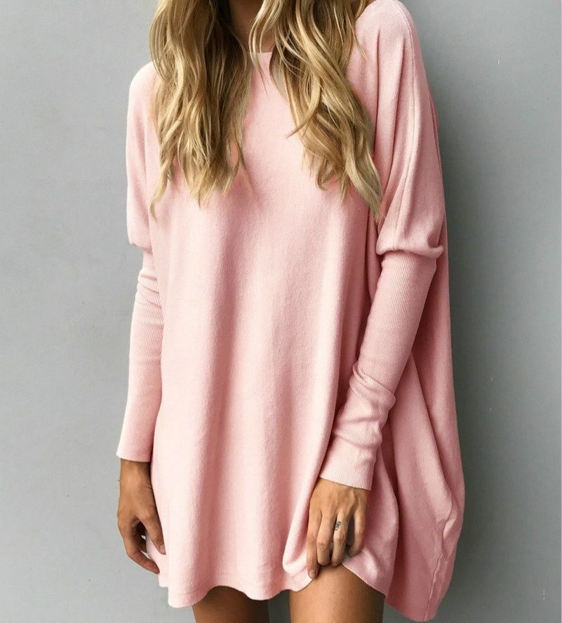 womens pink sweater dress