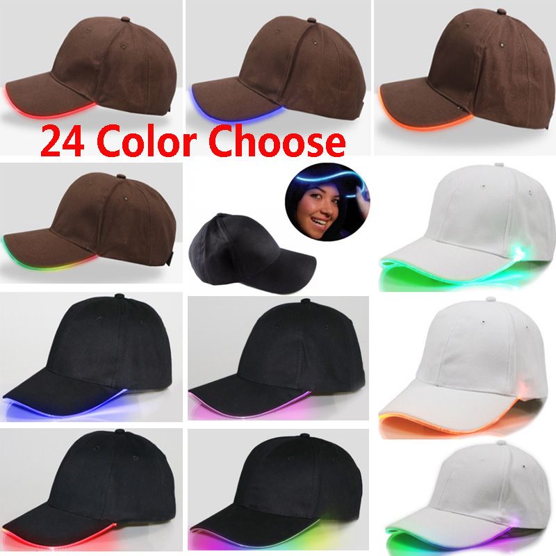 lighted baseball cap