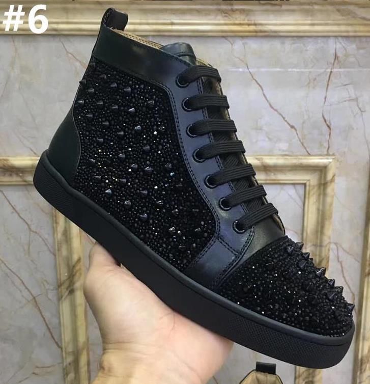Top Sneakers Red Bottom Shoes Women 