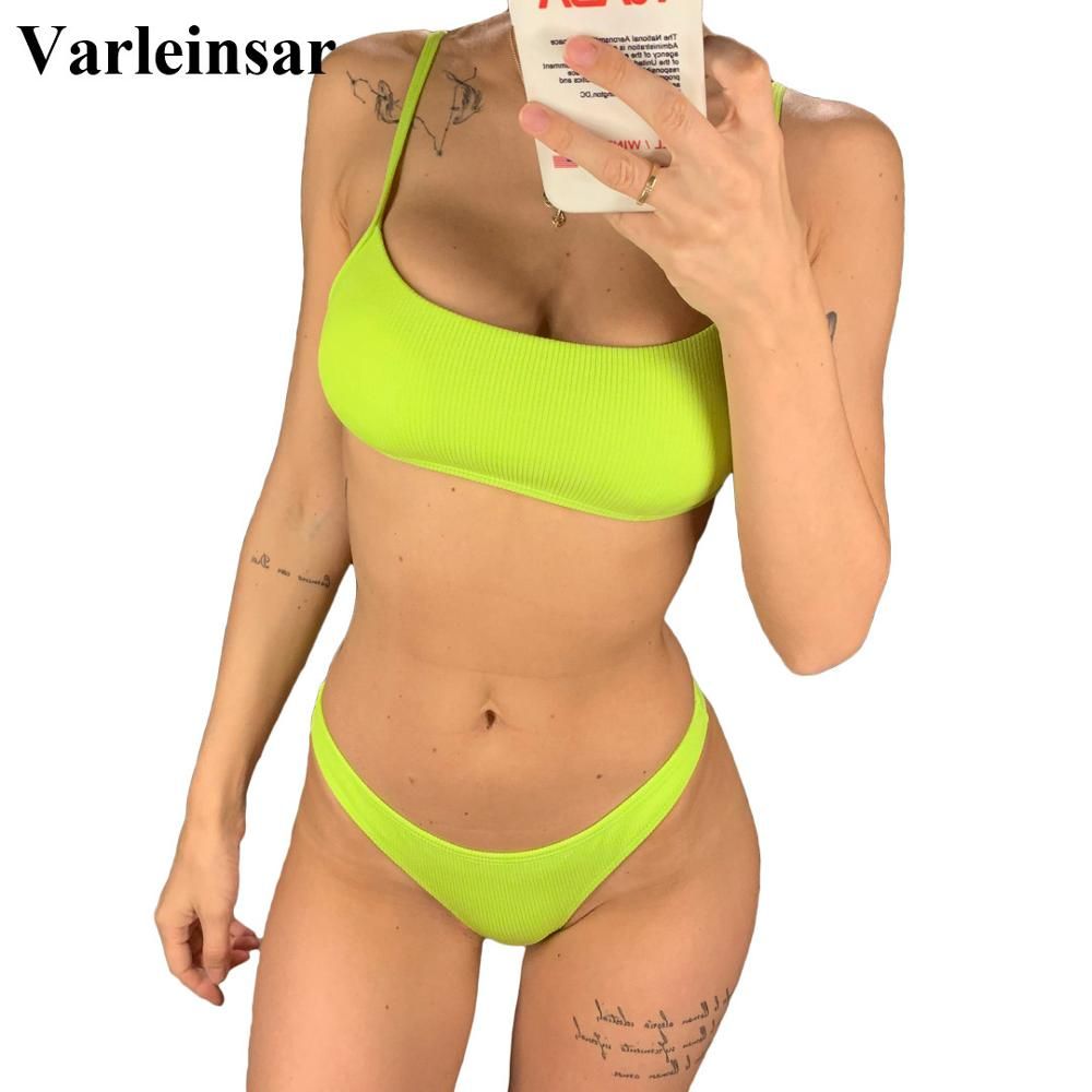 yellow thong bathing suit