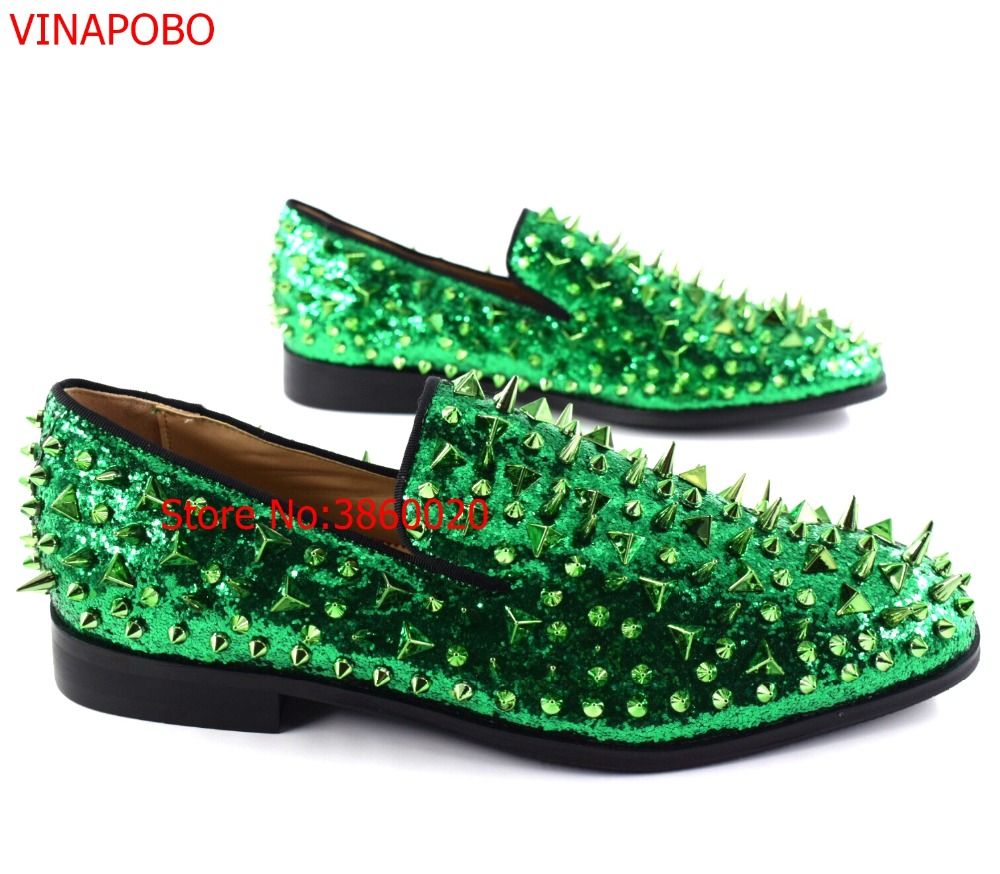 dark green prom shoes