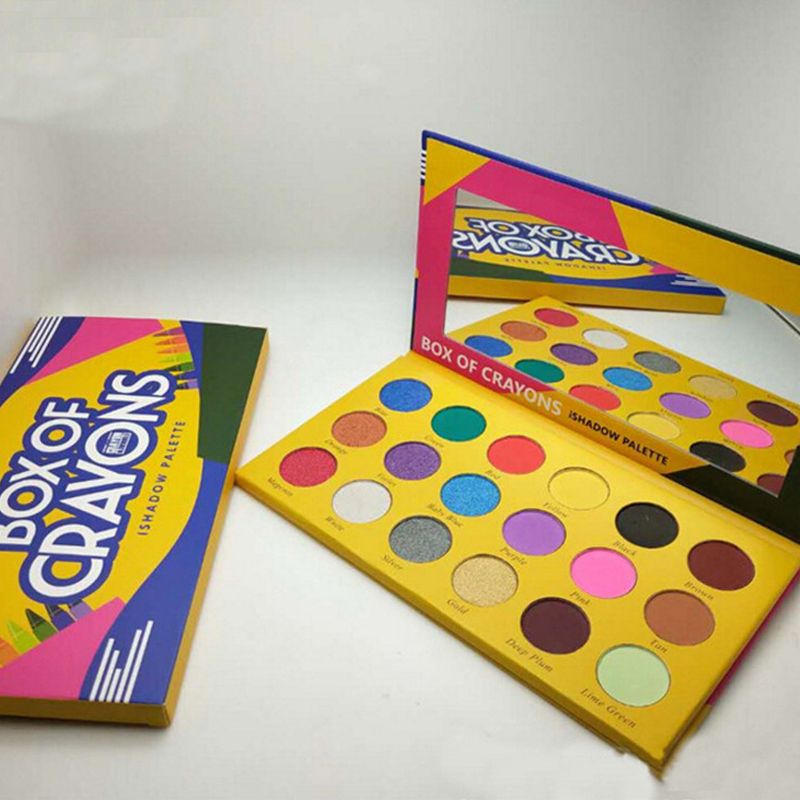 BOX OF CRAYONS Cosmetics Eyeshadow Palette Eyeshadow Palette Shimmer Matte EYE Beauty DHL ...