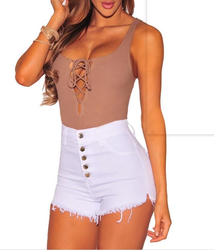 Compre Nuevas Mujeres Pantalones Cortos Pantalones Vaqueros