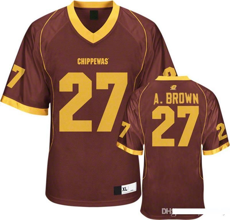 brown football shirt
