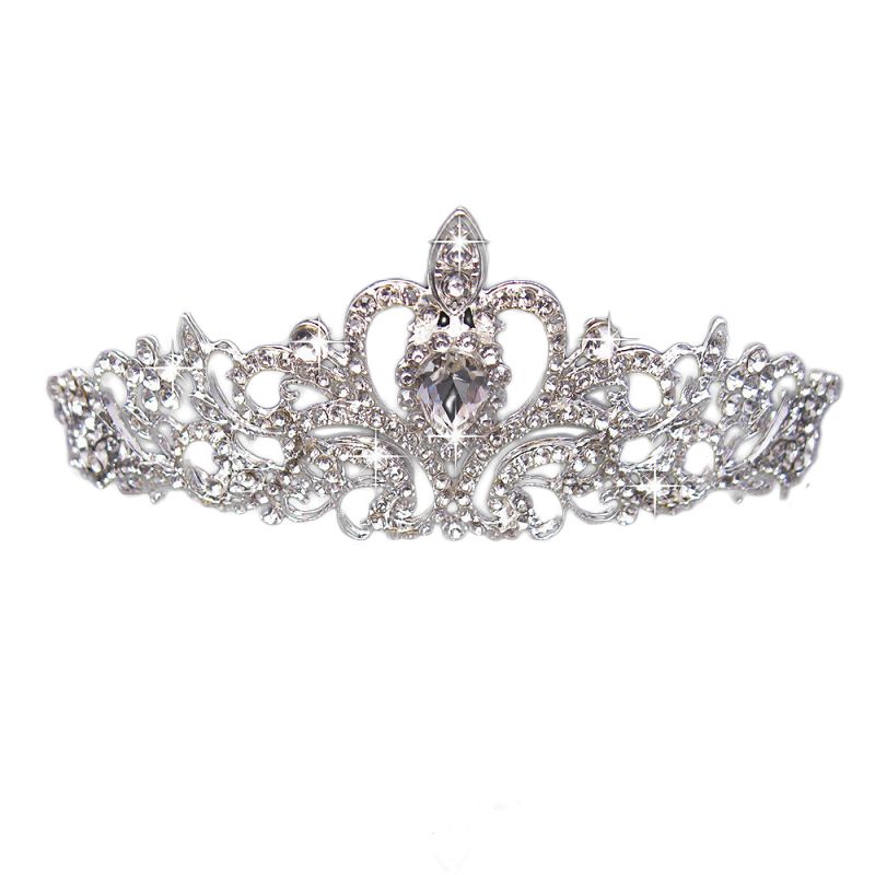 Bridal Wedding Crystal Rhinestone Hair Headband Crown Comb Tiara Prom Pageant