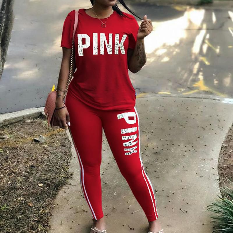pink plus size jogging suits