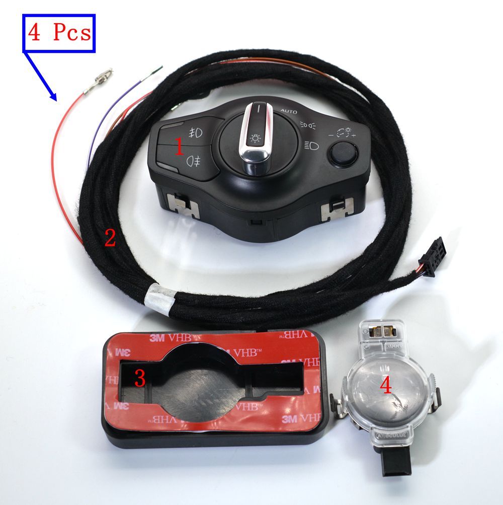 Car LED Light For Audi A4 B8 S4 A4 Allroad 2008-2015 LED Fog Light Fog Lamp