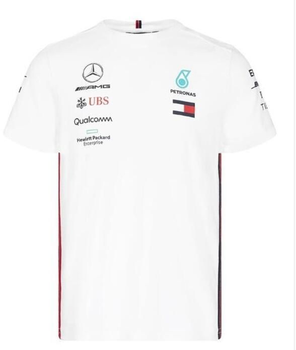 Mercedes AMG Petronas Nuevo 2020 F1 Controlador De Manga Corta Camiseta Blanco