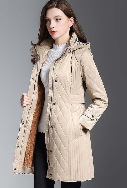 thin padded coat