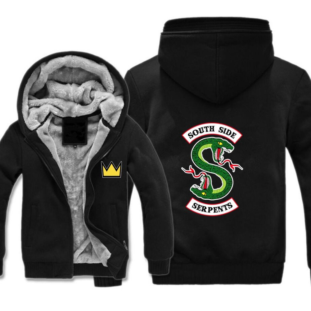 Compre 2018 NOVO Mens Grosso Hoodies Riverdale South Side Serpentes Casaco Homens Jaqueta Jughead Jones Archie Andrews Homens Roupas De Inverno De Afanticlothes, $191,98 | Pt.Dhgate.Com
