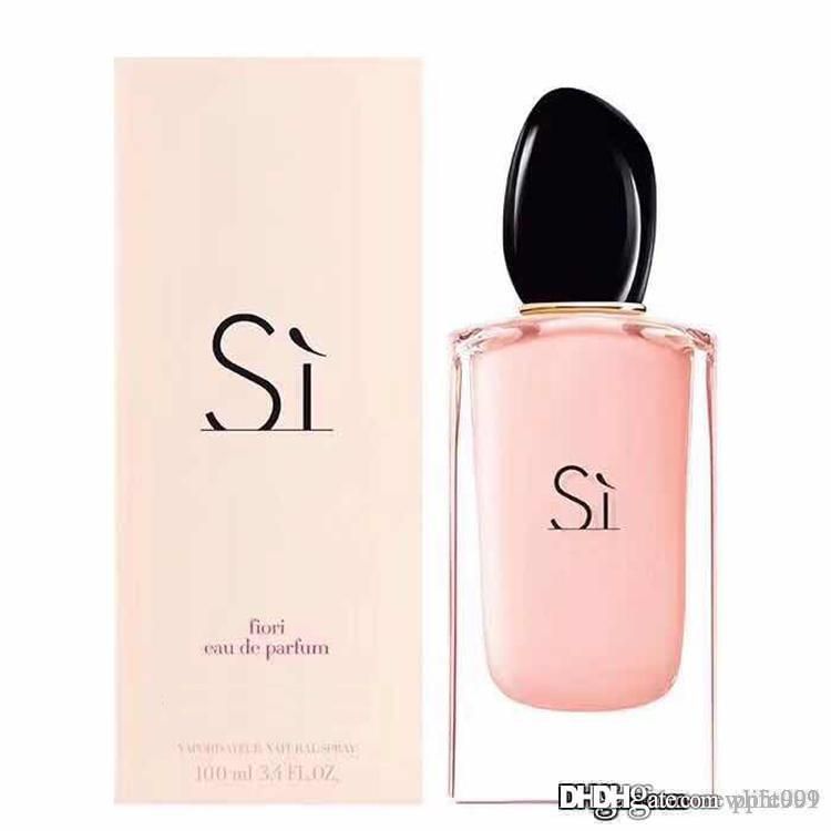 si perfume pink bottle