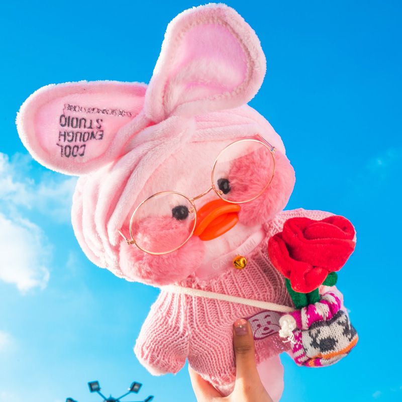 lalafanfan duck plush