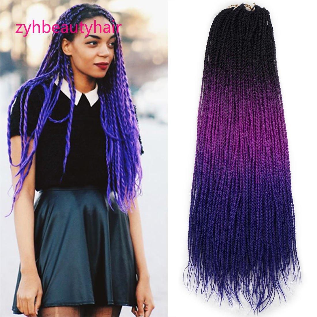 2019 Hot Ombre Senegalese Twist 2x Kanekalon Synthetic Crochet