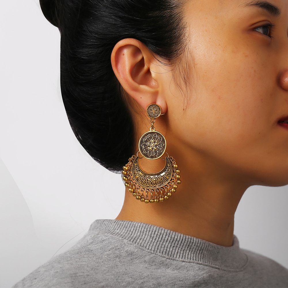 multiple stud earrings