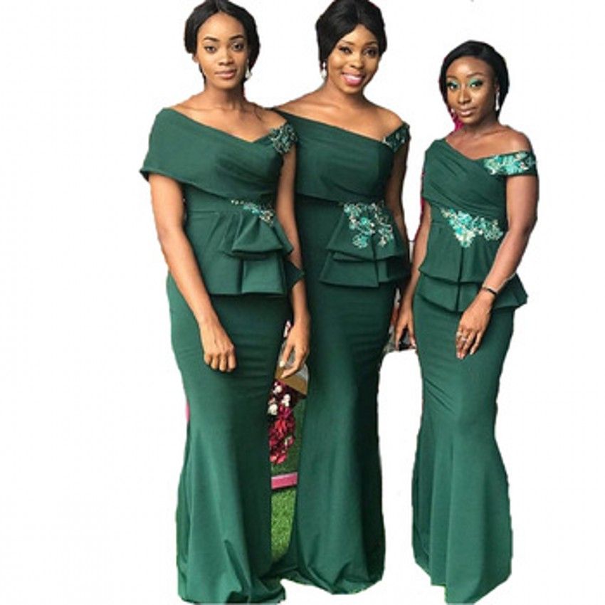 emerald green gown for chubby